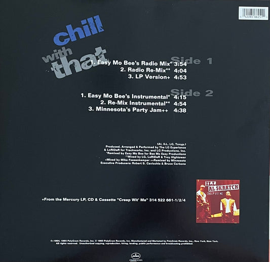 Ill Al Skratch – Chill With That | Orig. US 1995