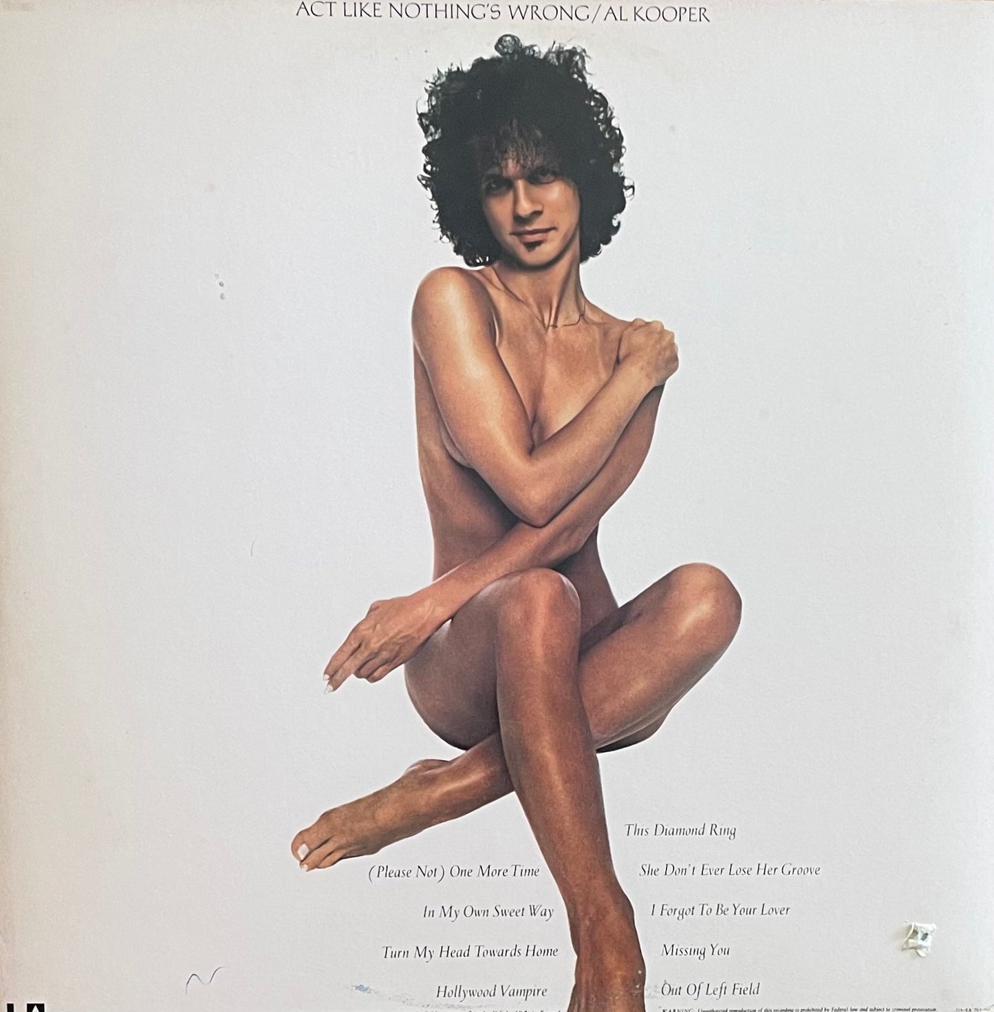 Al Kooper – Act Like Nothing's Wrong | Reissue US 1977