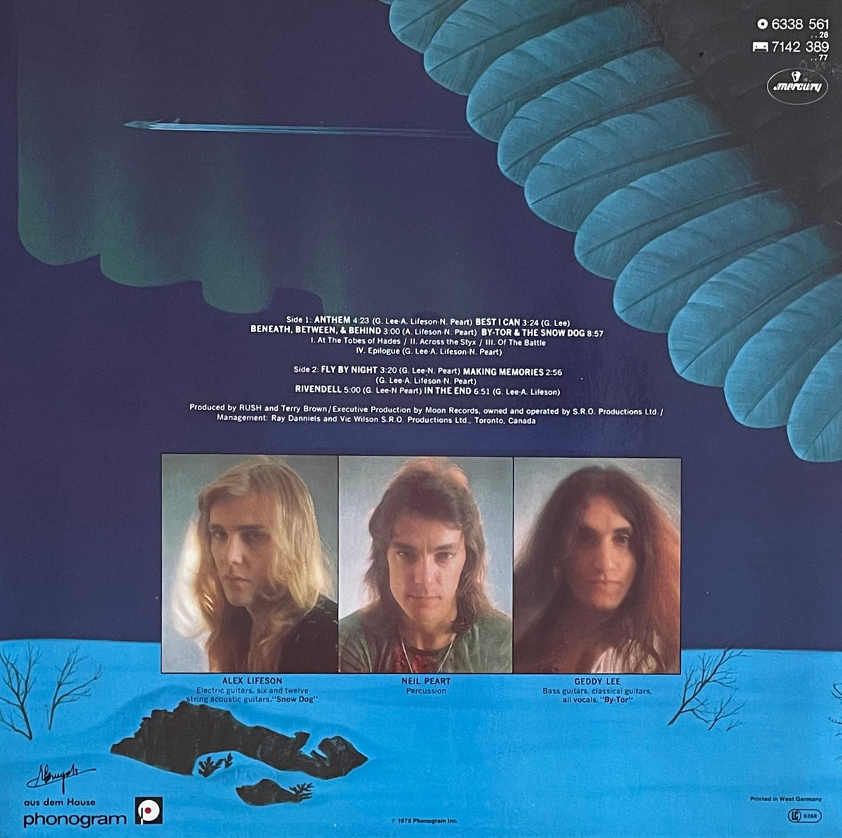 Rush – Fly By Night | Reissue GER 1984