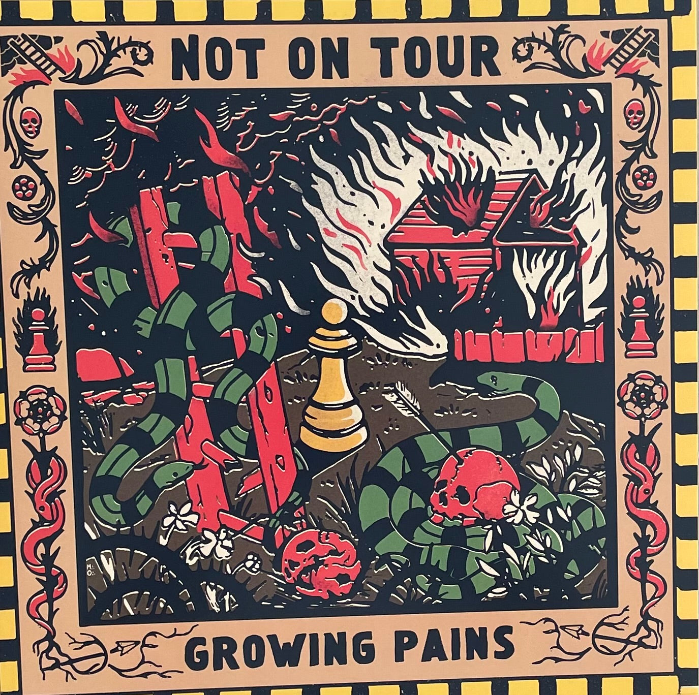 Not On Tour – Growing Pains | Unknown Year AUS | Limited Gold Orange Vinyl