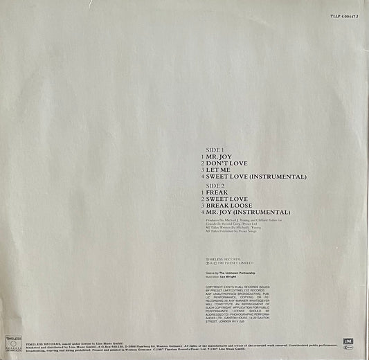 The Jade – Mr. Joy | Orig. GER 1987 | White Vinyl