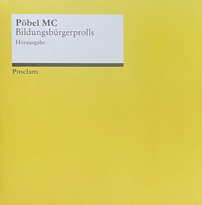 Pöbel MC – Bildungsbürgerprolls | Orig. GER 2020 | Picture Gatefold