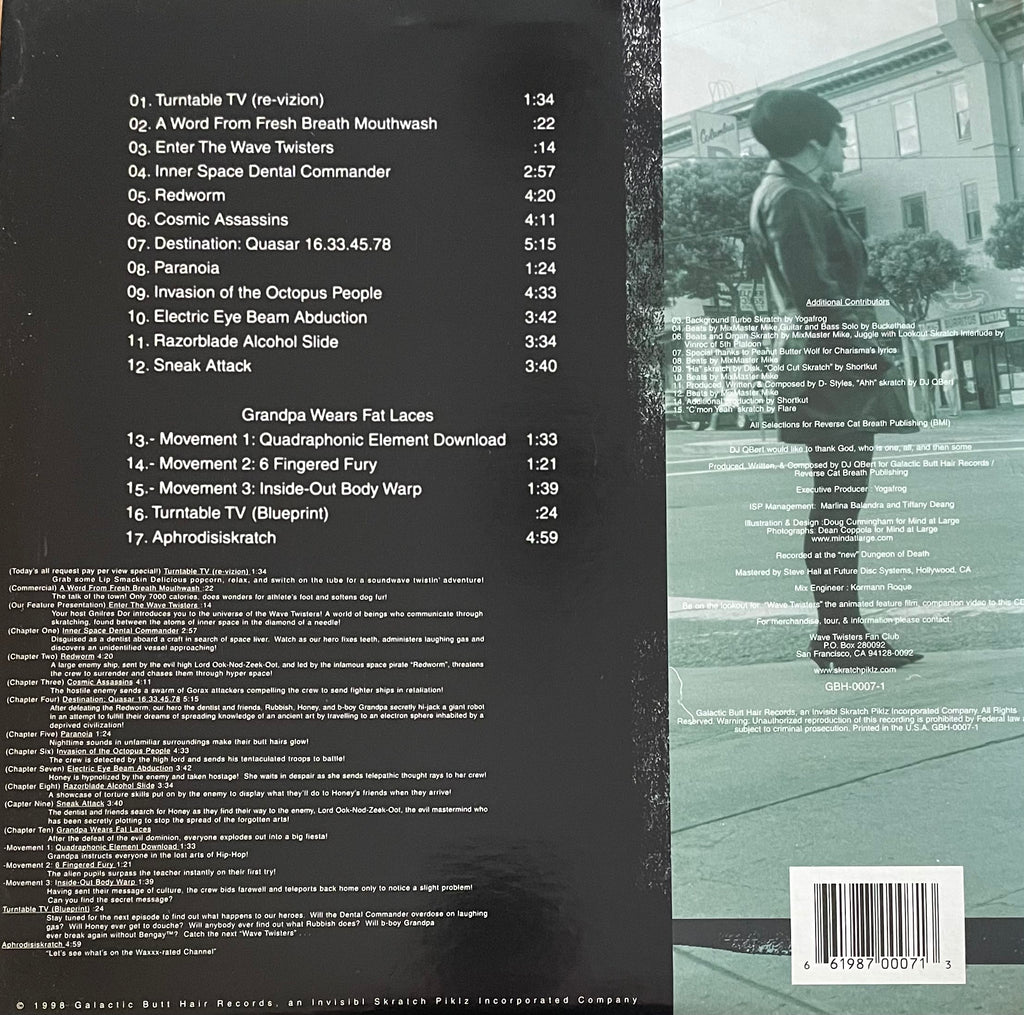 DJ Q-Bert – Wave Twisters - Episode 7 Million: Sonic Wars Within The Protons | Orig. US 1998