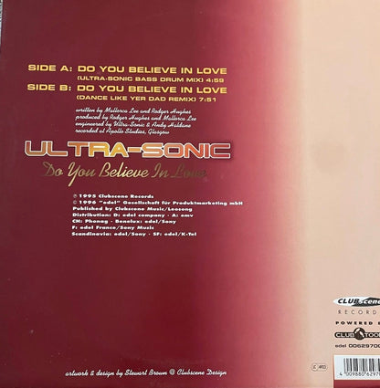 Ultra-Sonic – Do You Believe In Love | Orig. EU 1996