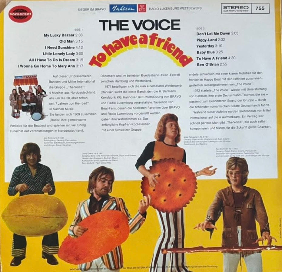 The Voice – To Have A Friend | Orig. GER 1972