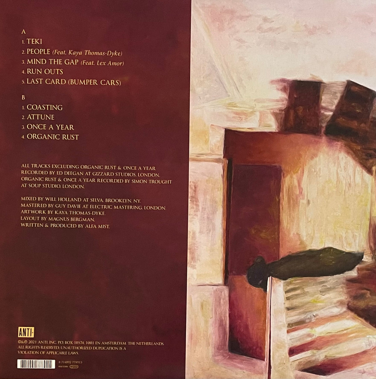 Alfa Mist – Bring Backs | Orig. GER 2021 | Limited to 500 | Peach Vinyl