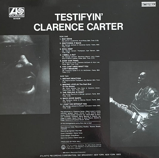 Clarence Carter – Testifyin' | Reissue US | Unknown Year