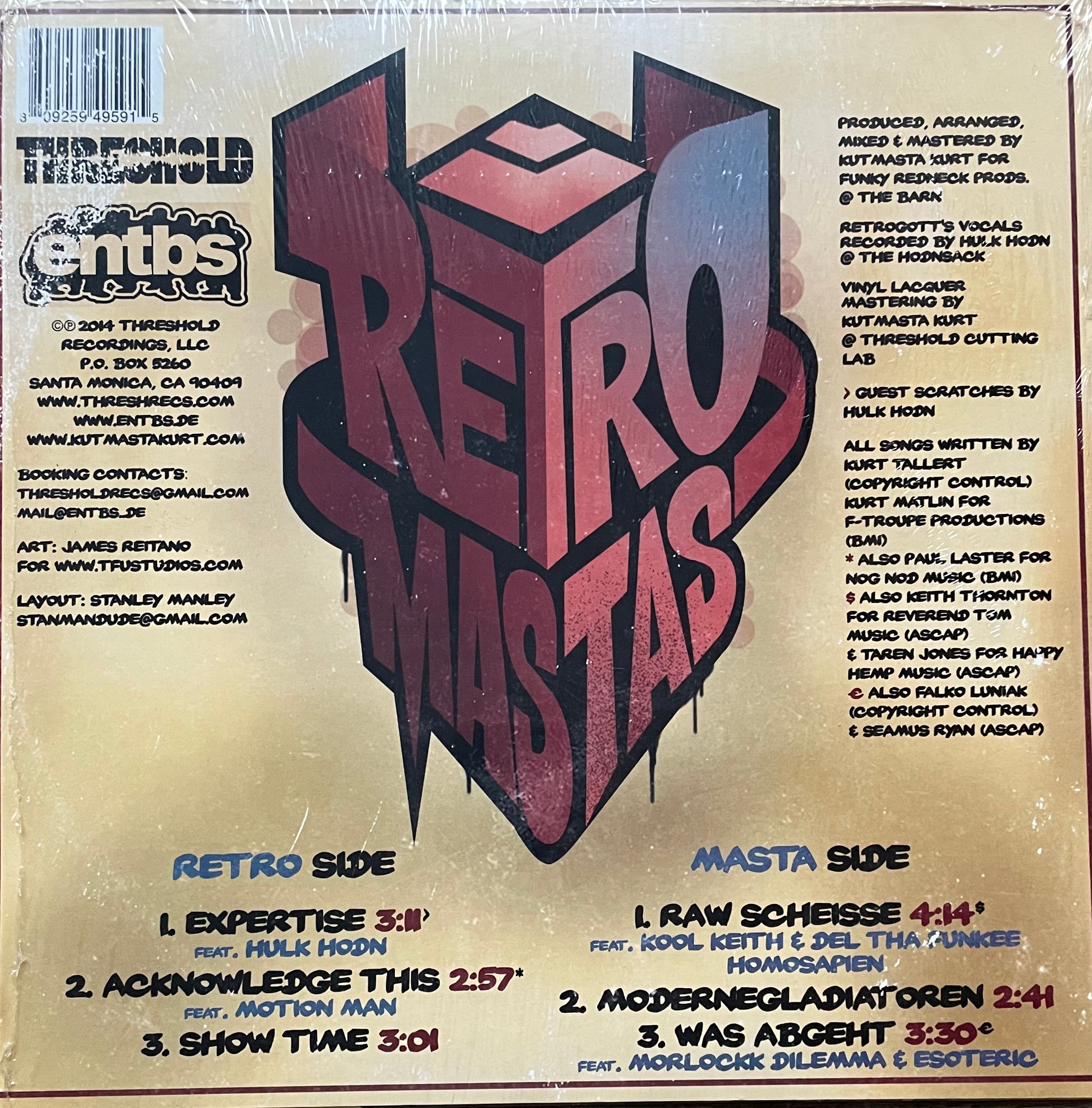Retrogott / Kutmasta Kurt – Retromastas | Reissue US 2018