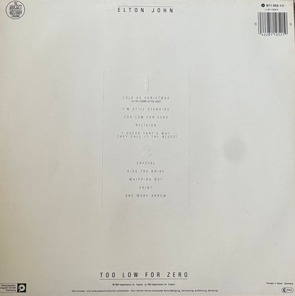 Elton John – Too Low For Zero | Orig. GER 1983