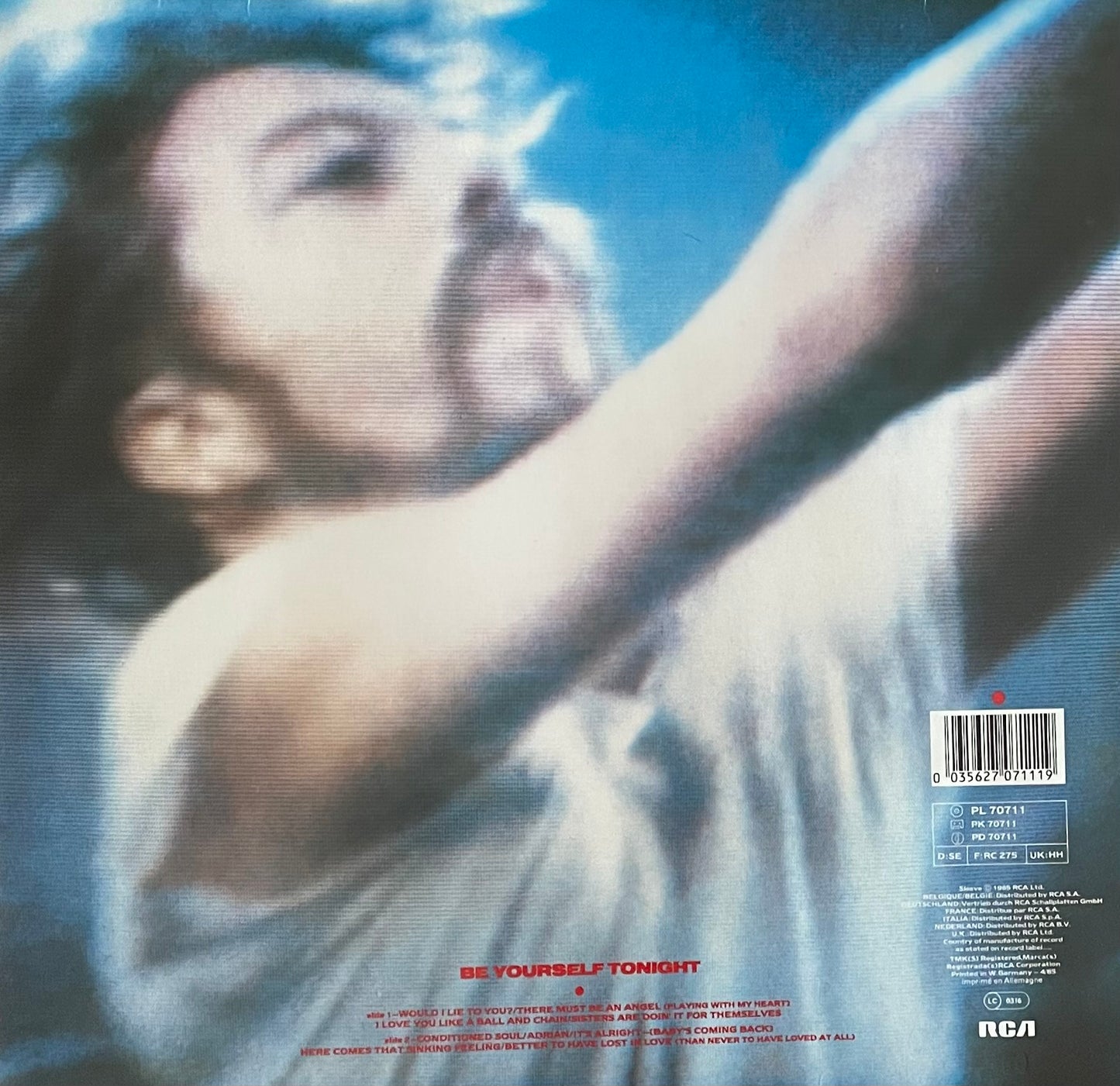 Eurythmics – Be Yourself Tonight | Orig. EU 1985