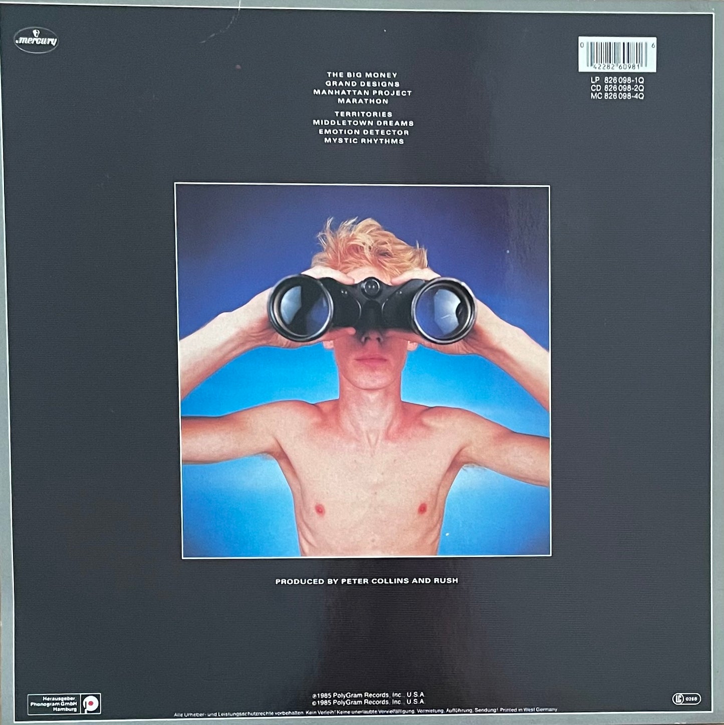 Rush – Power Windows | Orig. GER 1985 | Misprint!