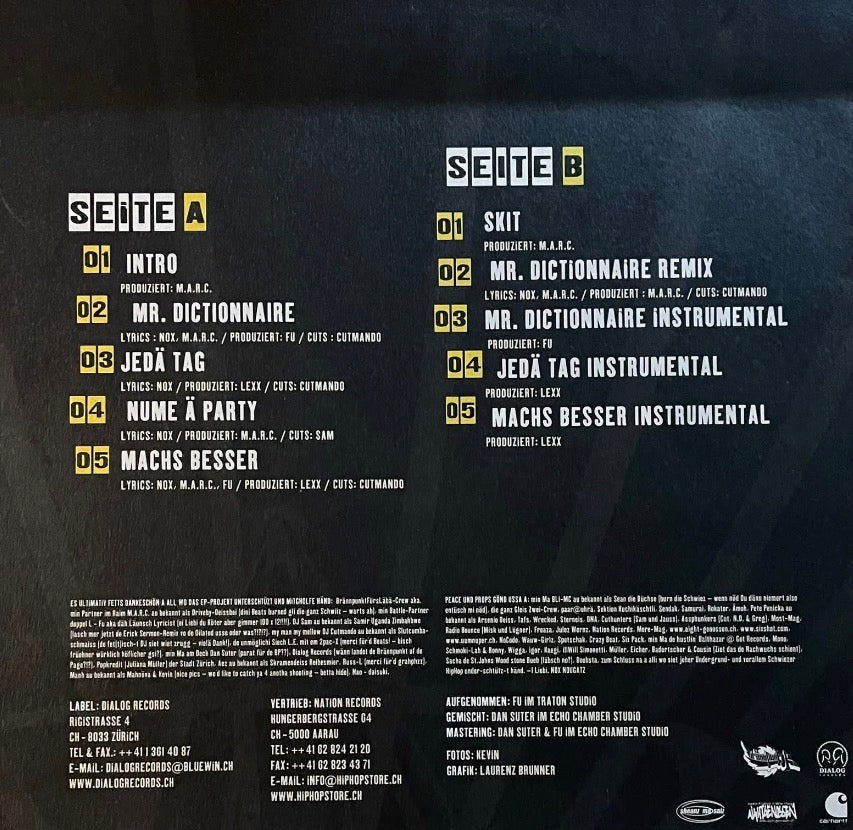 NOX – Mr. Dictionnaire | Orig. SWI 2001