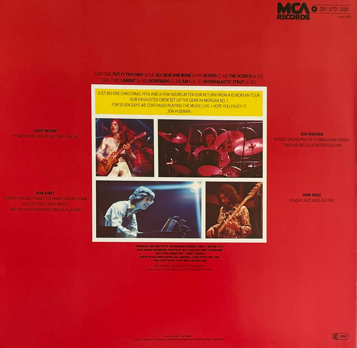 Colosseum II – Electric Savage | Reissue GER | Unknown Year