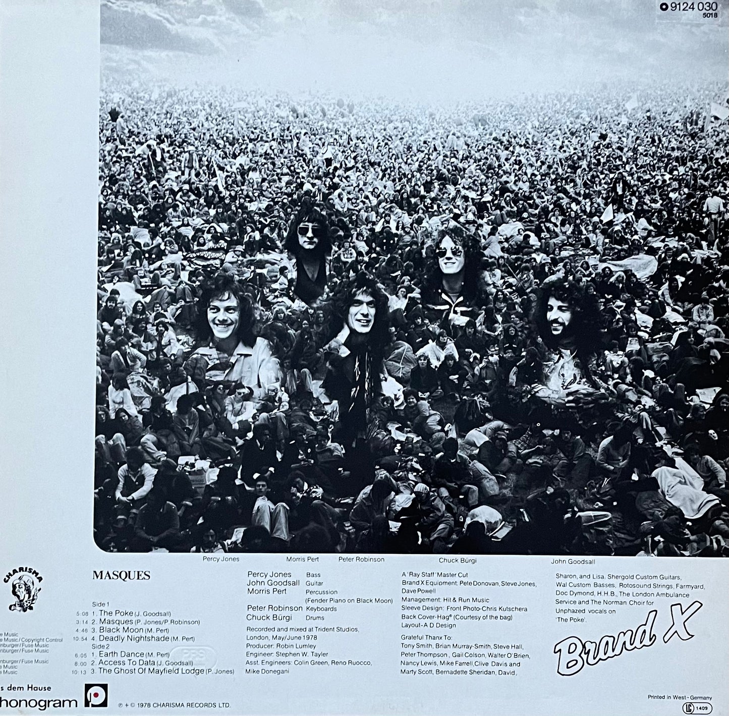 Brand X – Masques | Orig. GER 1978