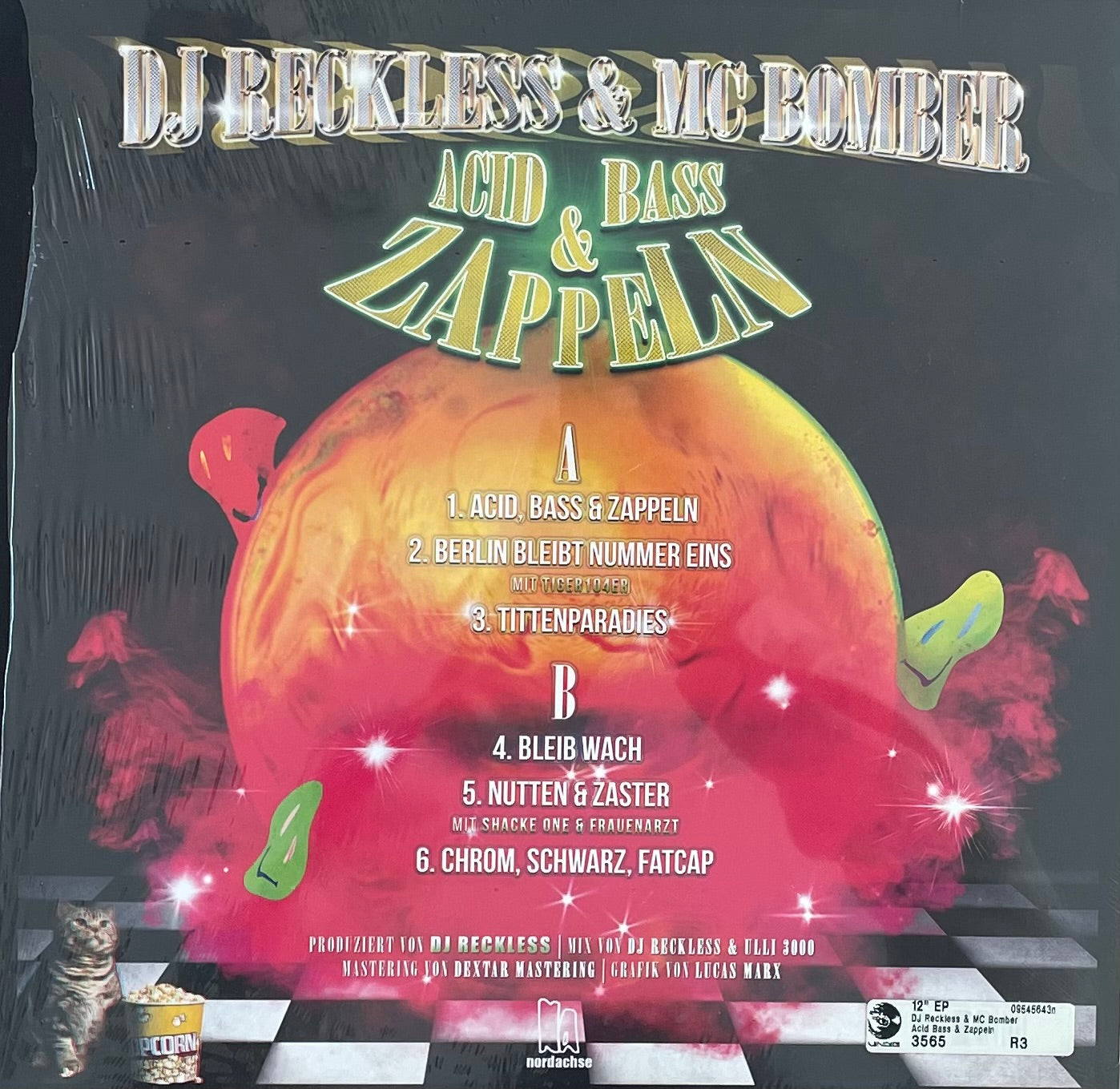DJ Reckless & MC Bomber – Acid, Bass & Zappeln | Orig. GER 2020 | Limited to 500