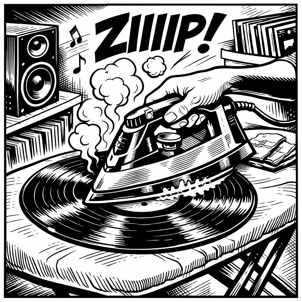 Vinylservice | Bügeln + Reinigen