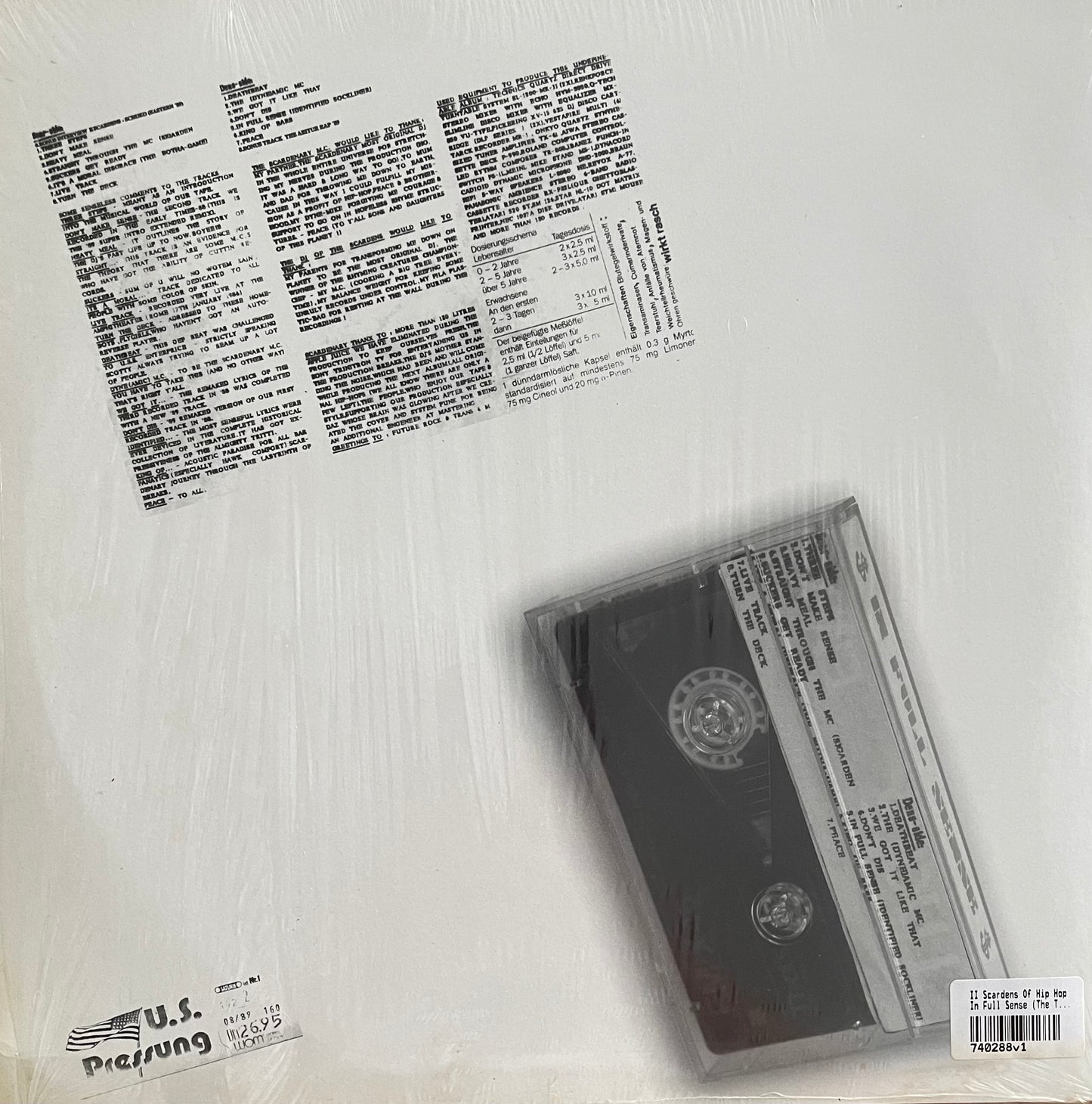 II Scardens Of Hip Hop – In Full Sense (The Tritti Tape | Reissue GER 2002