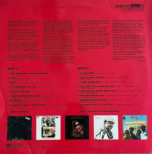 Various Artists – Soul Power (16 Original Soul Hits From The U.S.A.) | Orig. GER 1974