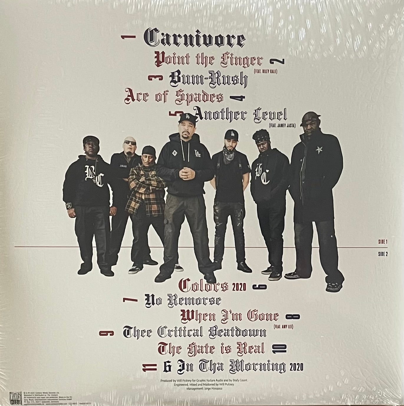 Body Count – Carnivore | Orig. US 2020 | Red Vinyl | Indie Exclusiv Limited to 500