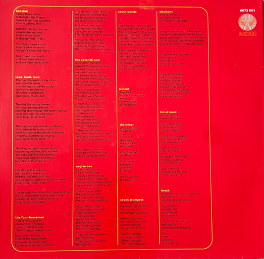 Aphrodite's Child – 666 | Reissue EU | Unknown Year