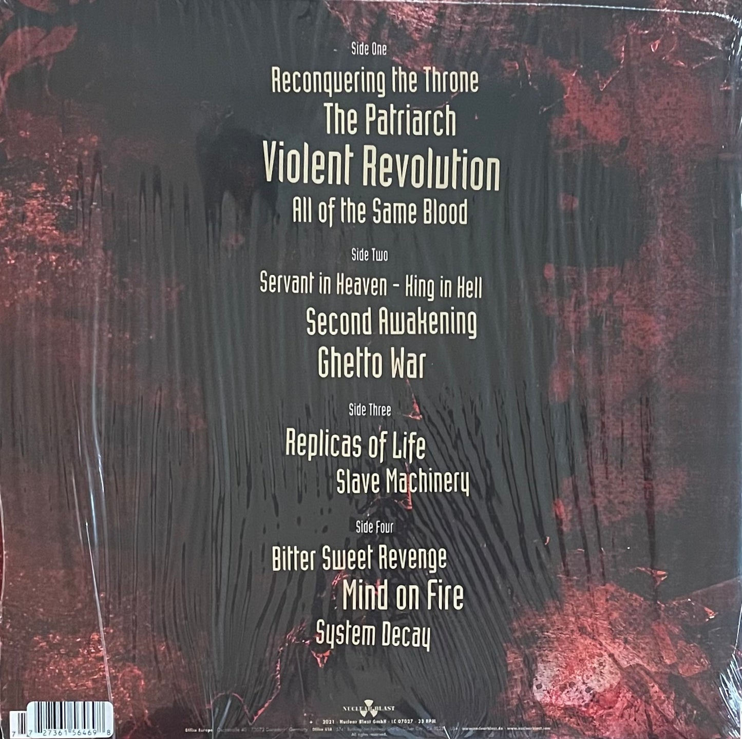 Kreator – Violent Revolution | Reissue GER 2022 | Red Black Splatter Vinyl | Limited to 500