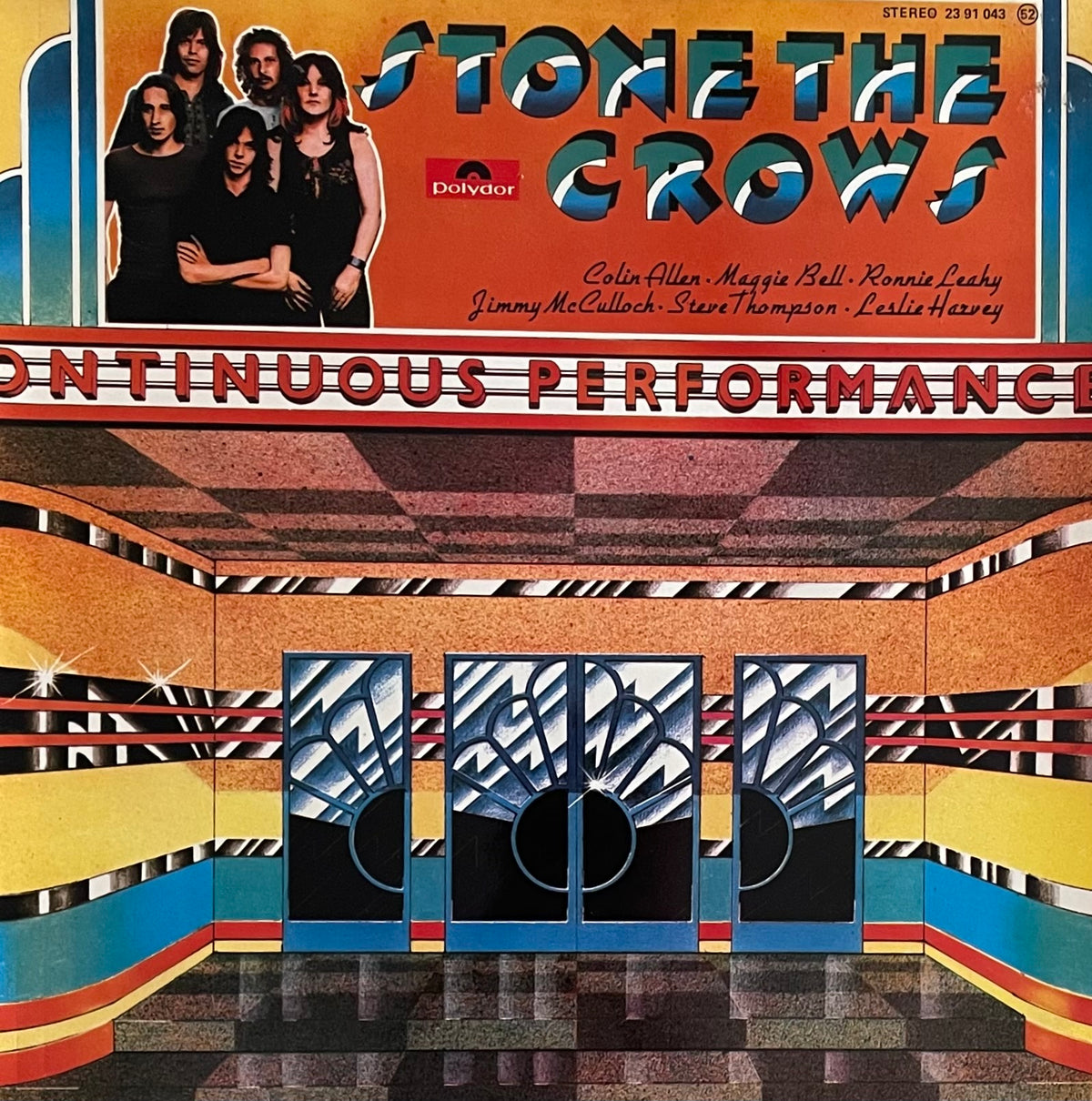 Stone The Crows – Ontinuous Performance | Orig. SPA 1972