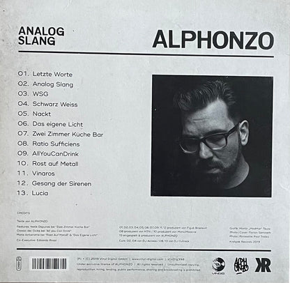 Alphonzo – Analog Slang | Orig. GER 2019 | Limited to 300 | Inkl. Booklet