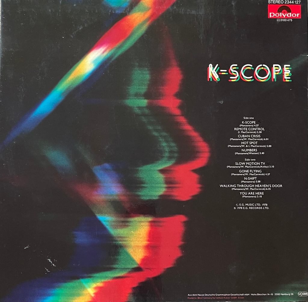 Manzanera – K-Scope | Orig. GER 1978