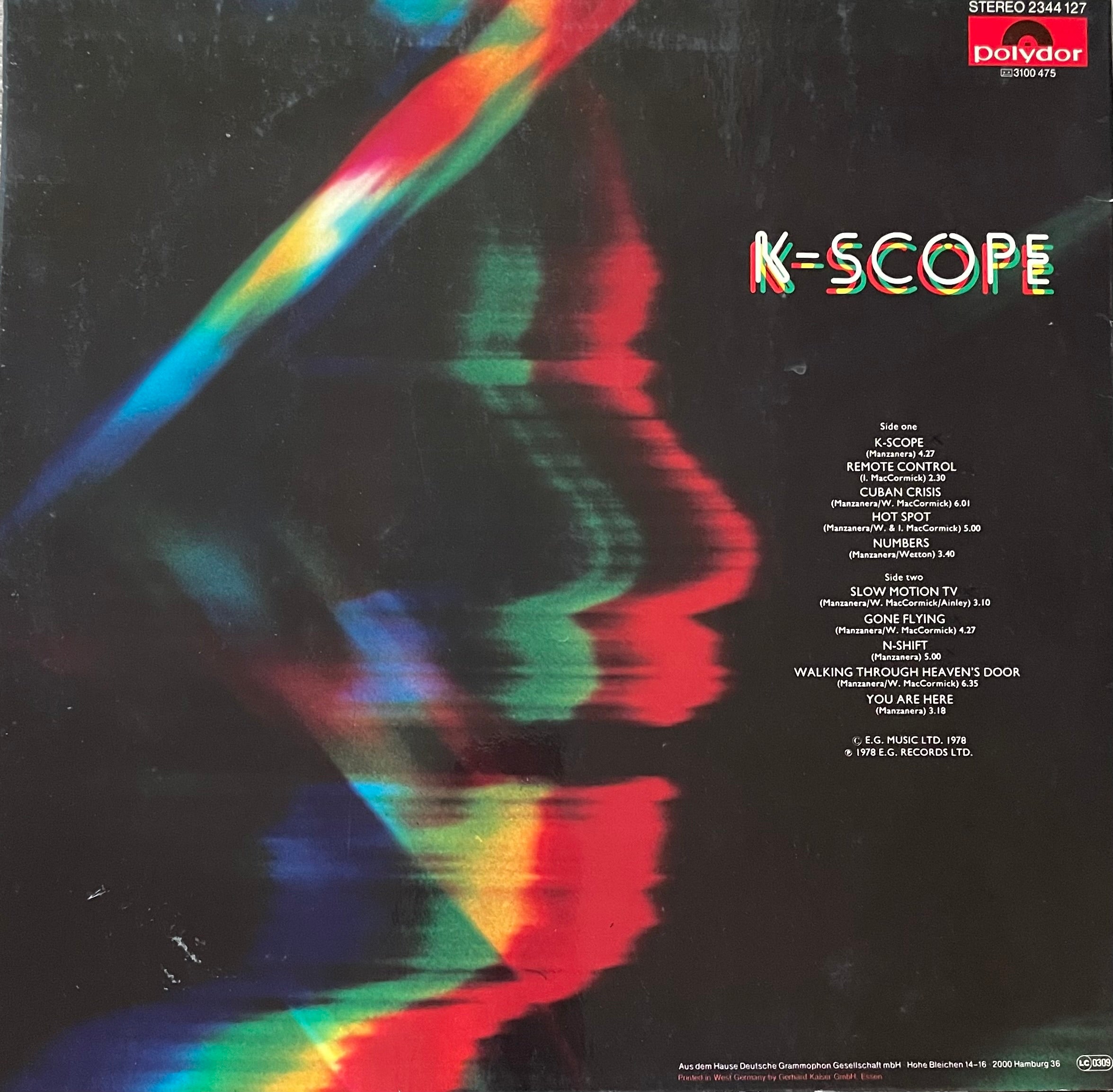 Manzanera – K-Scope | Orig. GER 1978
