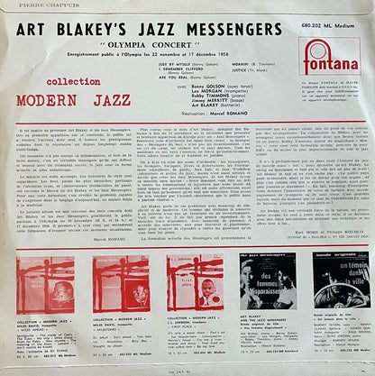 Art Blakey's Jazz Messengers – "Olympia Concert" | Reissue FRA 1964 | Mono