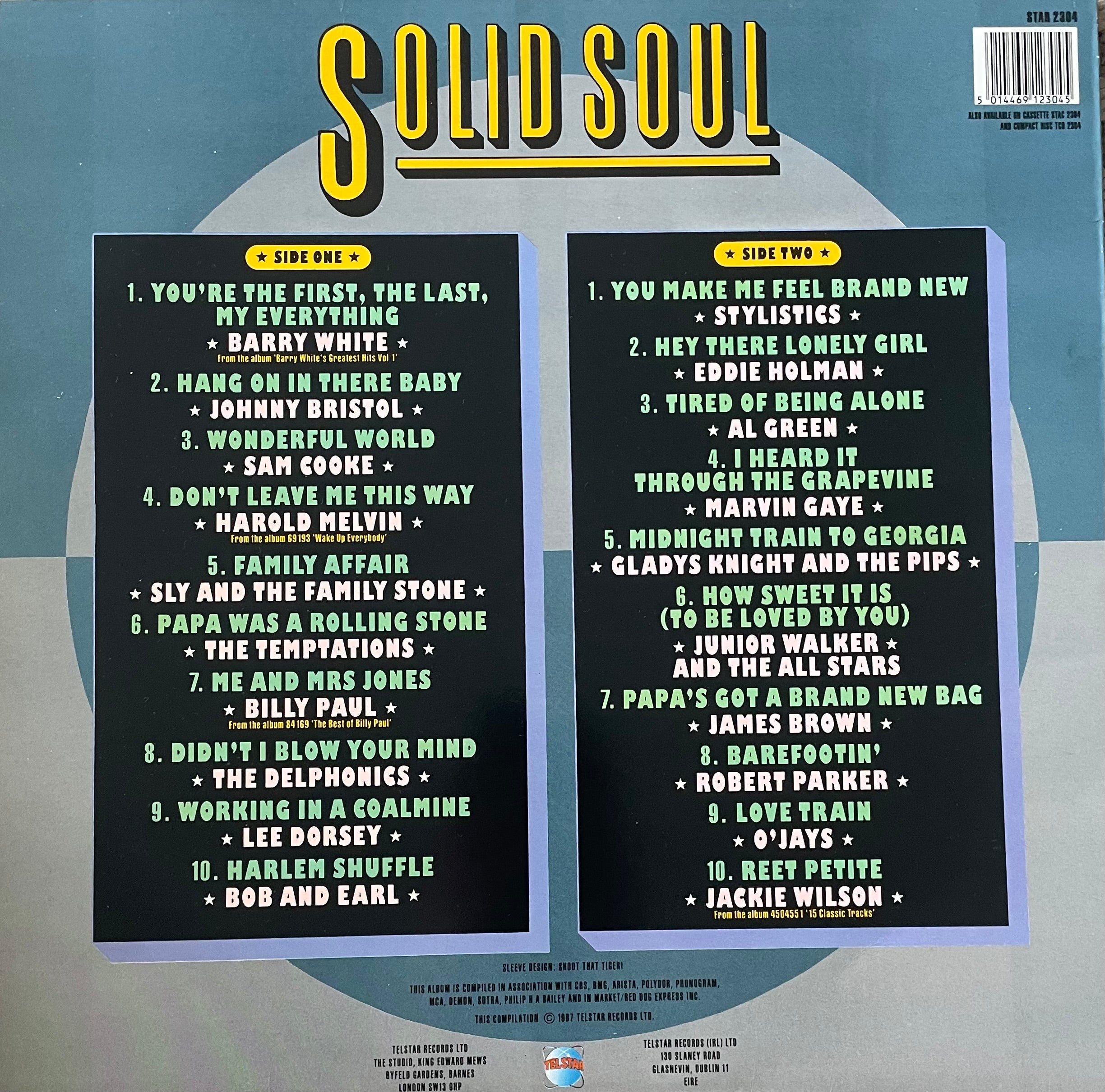 Various – Solid Soul | Orig. UK 1987