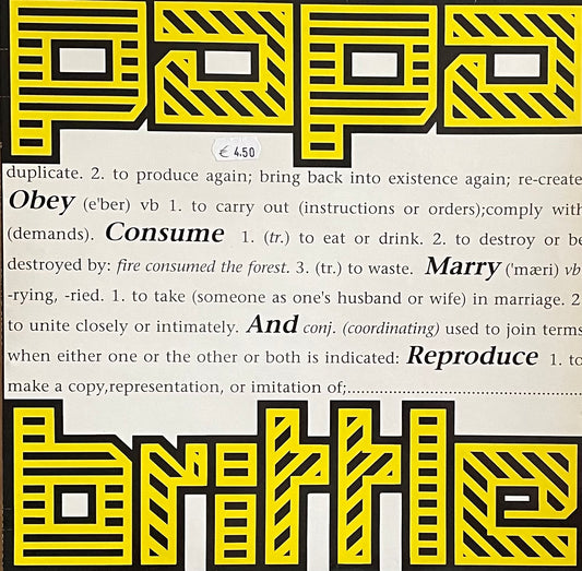 Papa Brittle – Obey, Consume, Marry And Reproduce | Orig. UK 1992