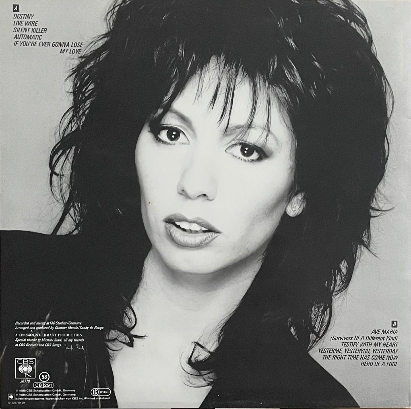 Jennifer Rush – Movin' | Reissue EU 1990