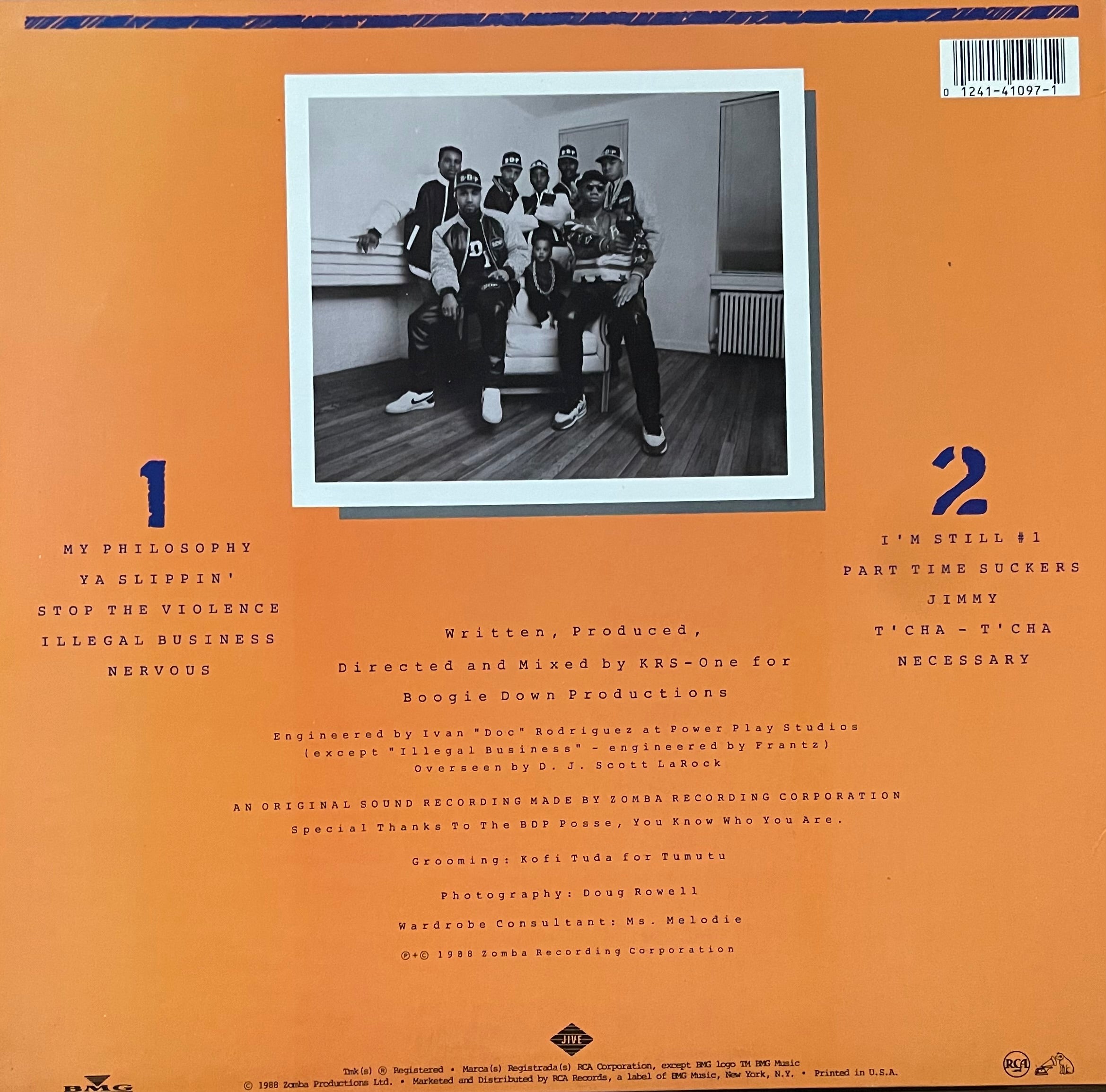 Boogie Down Productions – By All Means Necessary | Orig. US 1988