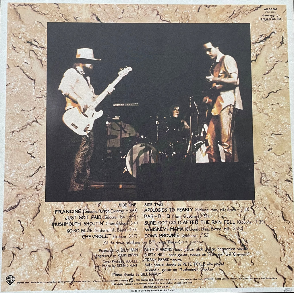ZZ Top – Rio Grande Mud | Reissue GER 1980