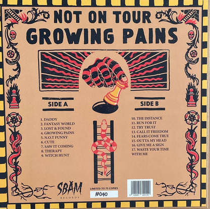 Not On Tour – Growing Pains | Unknown Year AUS | Limited Gold Orange Vinyl