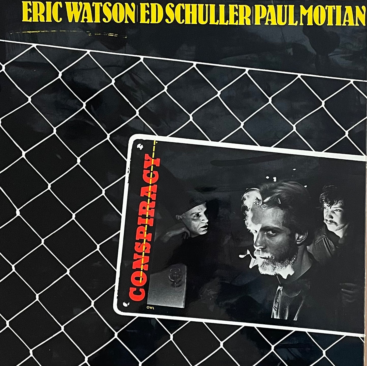 Eric Watson | Ed Schuller | Paul Motian – Conspiracy | Orig. FRA 1982