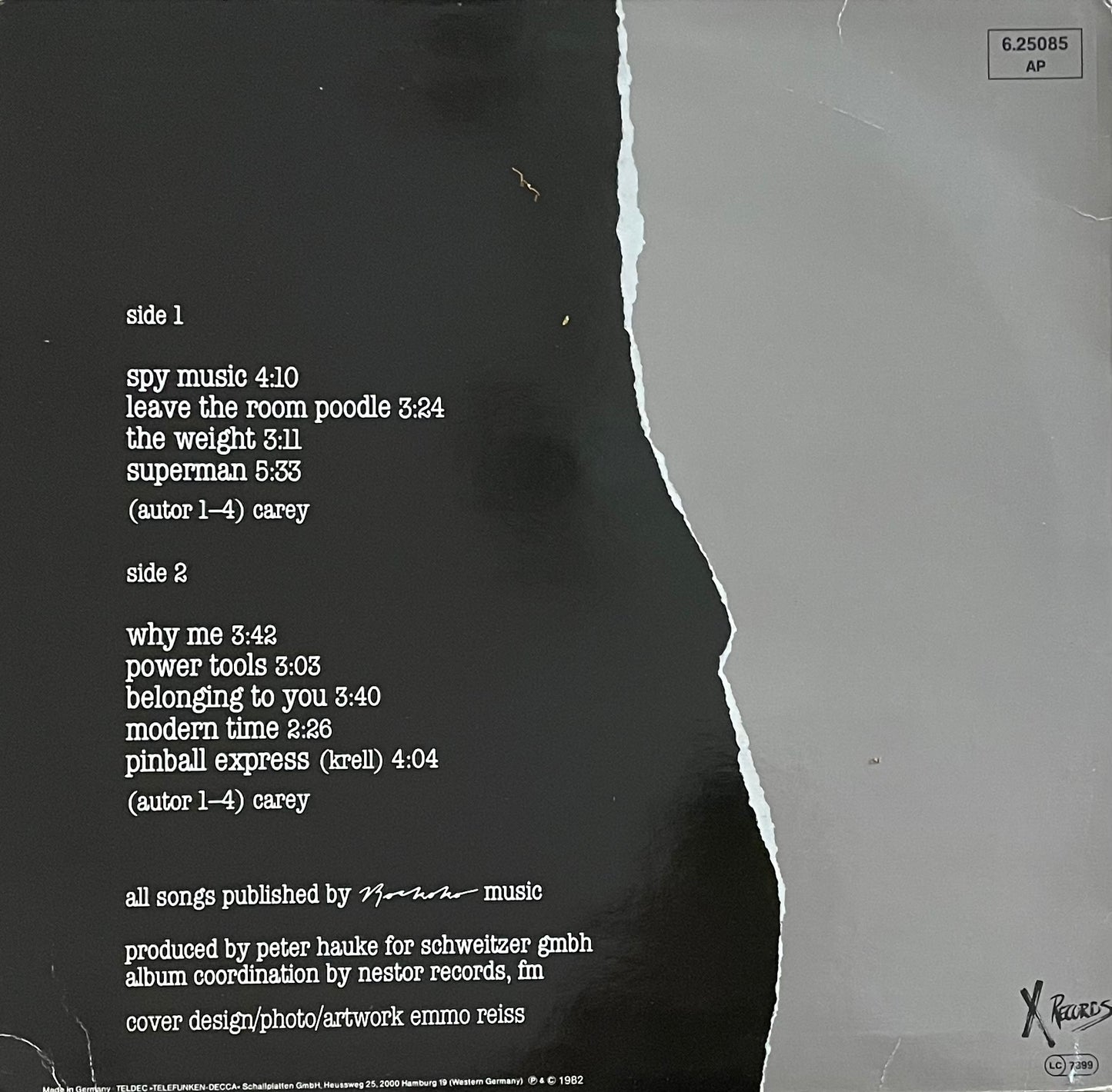 Tony Carey – No Human | Orig. GER 1982