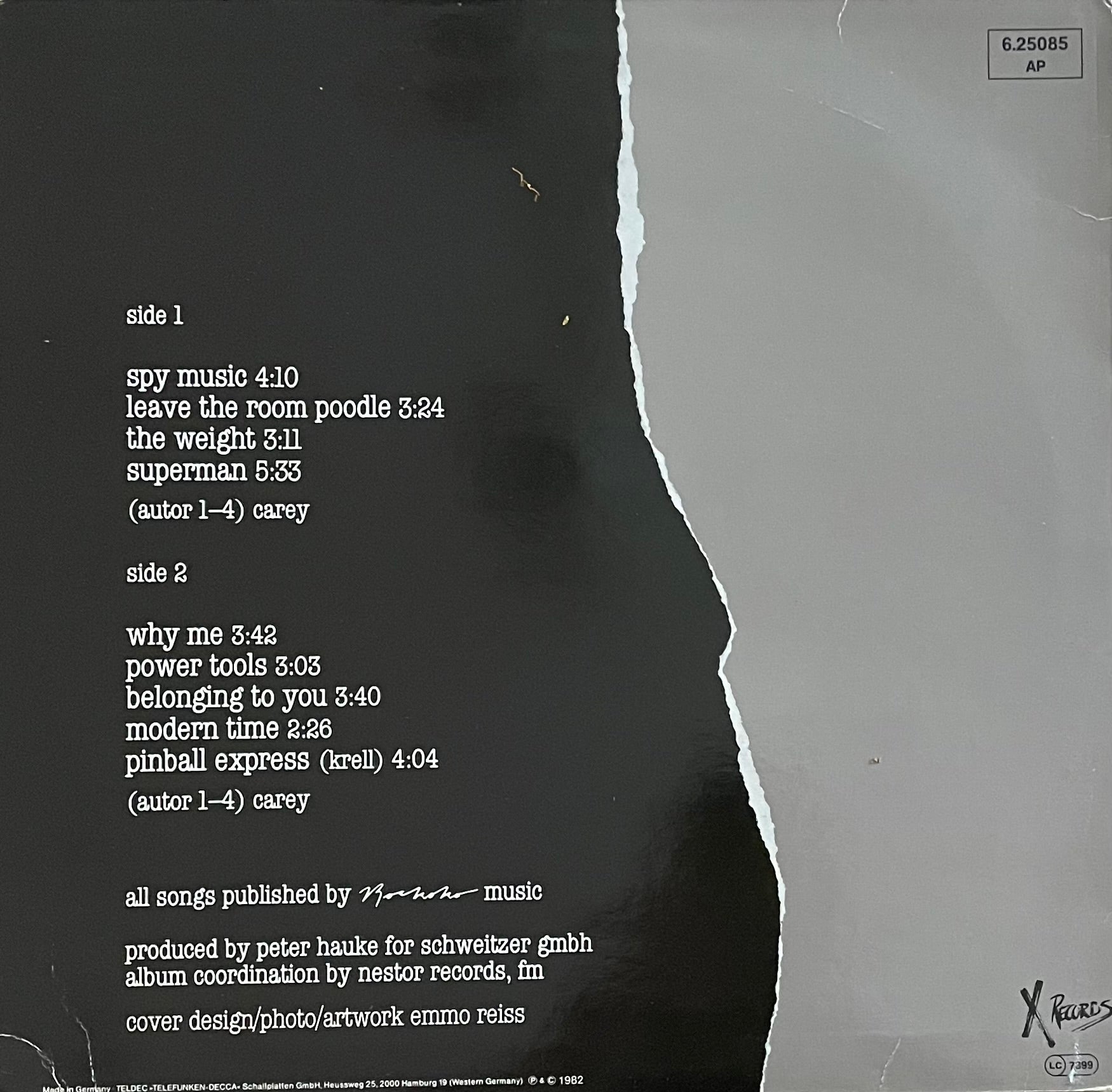 Tony Carey – No Human | Orig. GER 1982