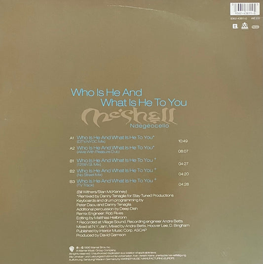 Me'Shell NdegéOcello – Who Is He And What Is He To You | Orig. GER 1996