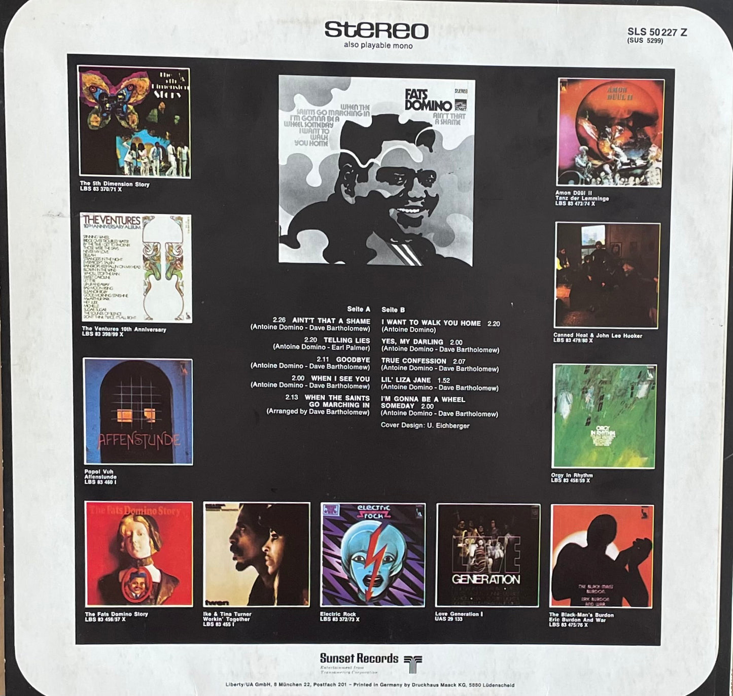 Fats Domino – Ain't That A Shame | Orig. GER 1972