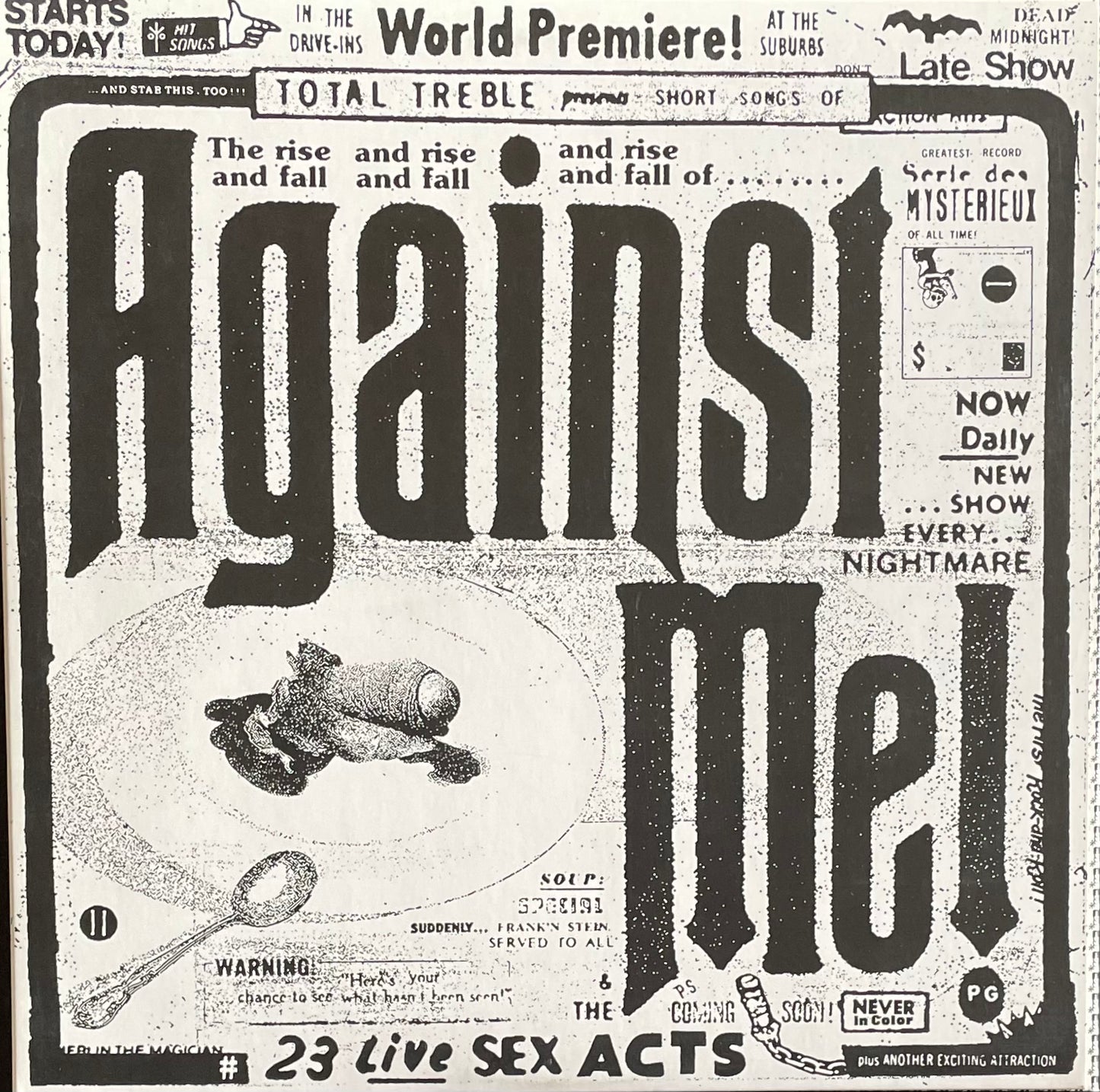 Against Me! – 23 Live Sex Acts | Orig. EU 2015 | Blue, White & Yellow Vinyl