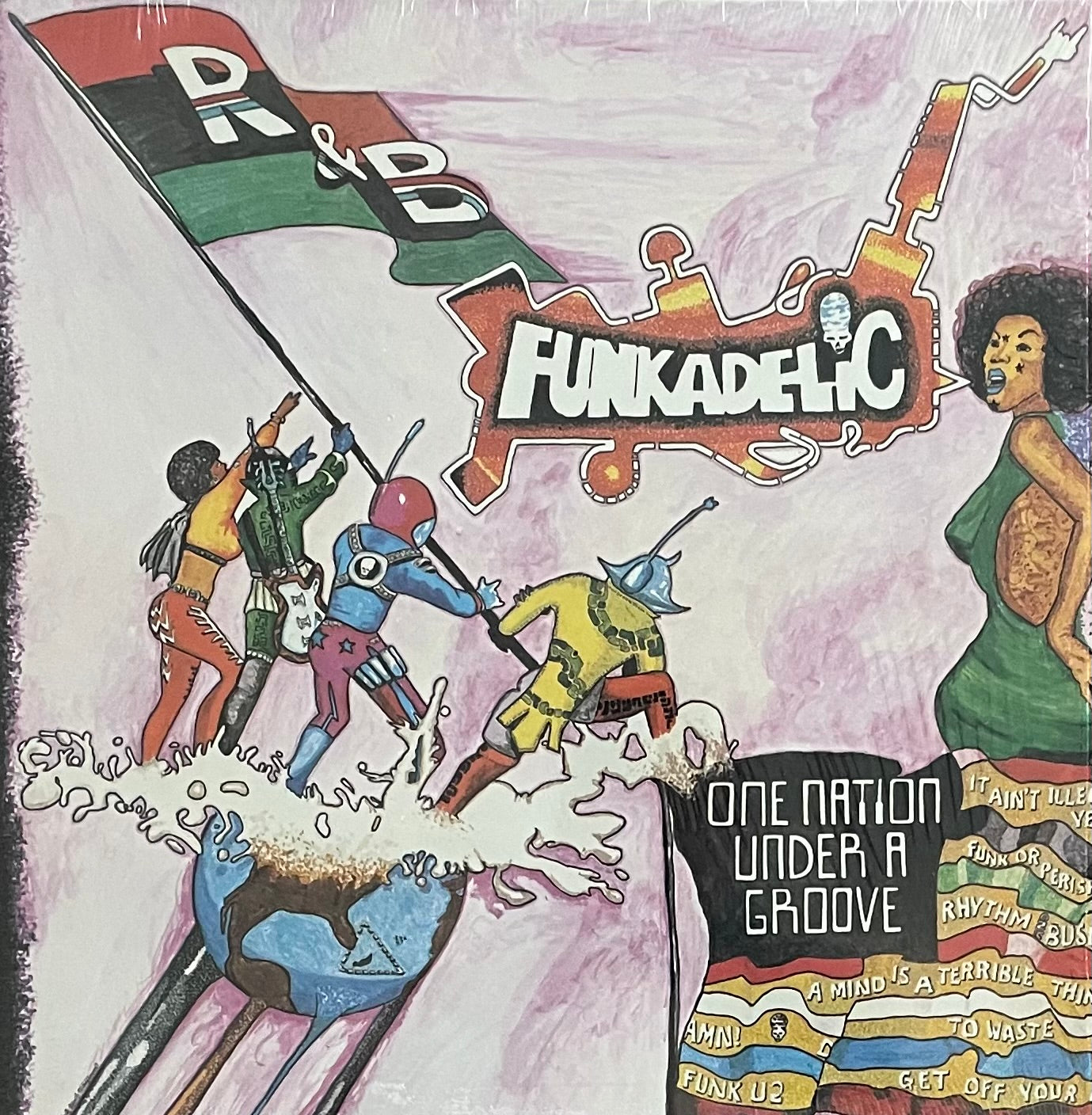 Funkadelic – One Nation Under A Groove | Reissue ITA 2005 | Red Translucent Vinyl