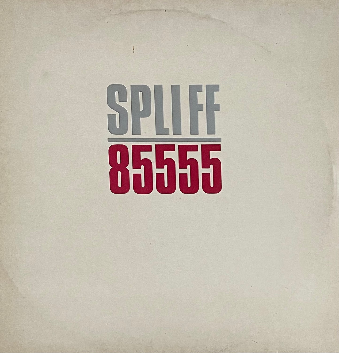Spliff – 85555 | Orig. GER 1982 | Embossed Cover but Not glossy metallic
