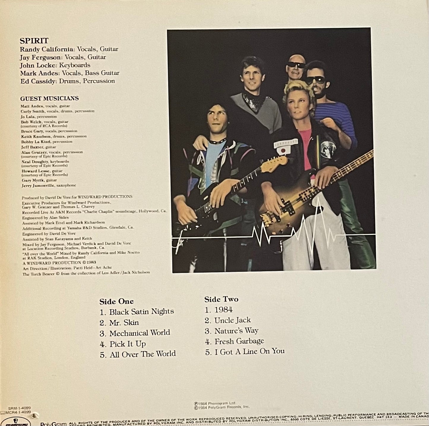 Spirit – Spirit Of '84 | Orig. CAN 1984
