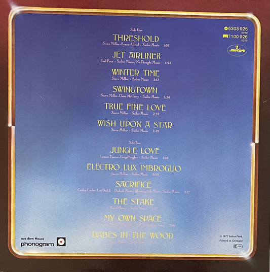 The Steve Miller Band – Book Of Dreams | Orig. GER 1977