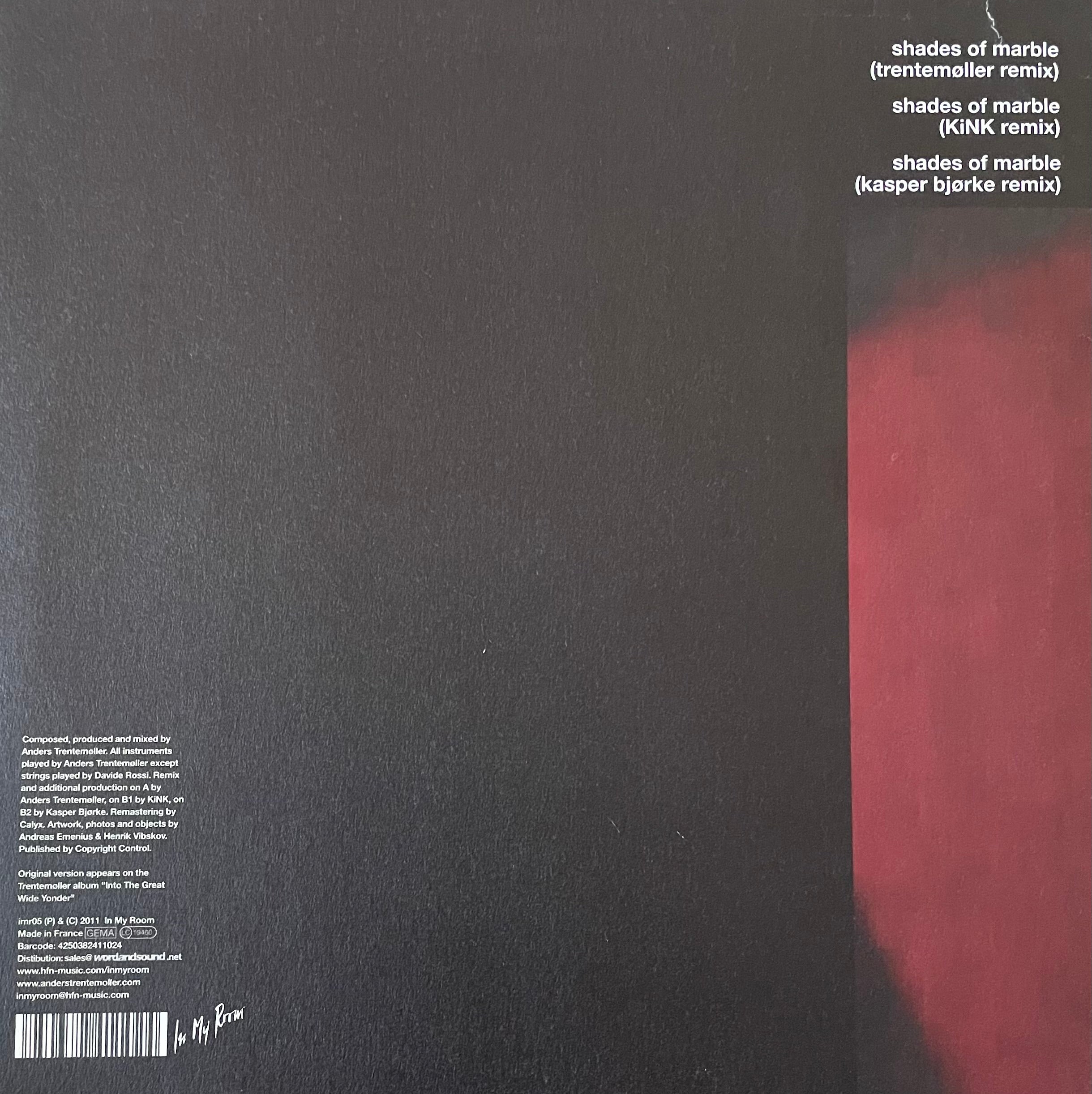 Trentemøller – Shades Of Marble Remixes | Orig. DEN 2011