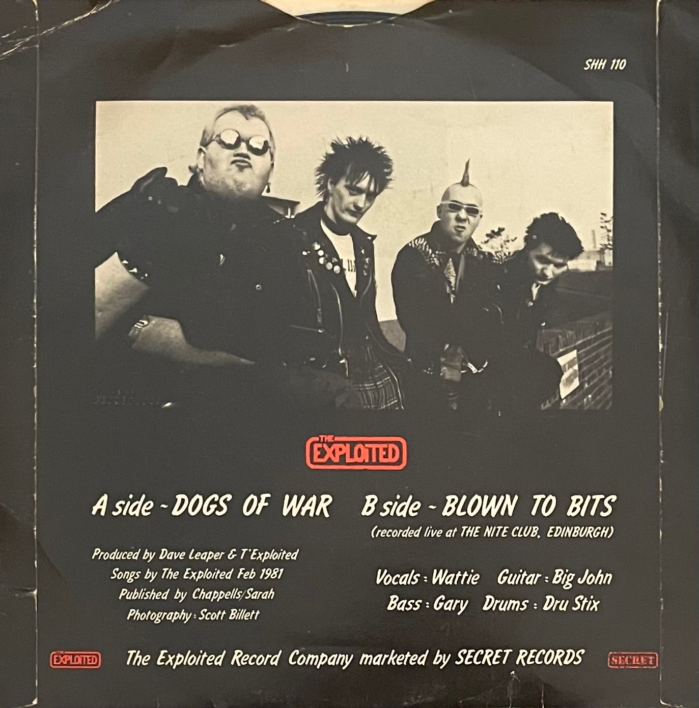 The Exploited – Dogs Of War | Orig. UK 1981