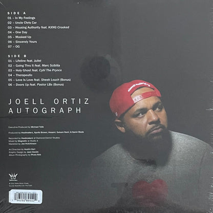 Joell Ortiz – Autograph | Orig. US 2022 | Blood Splatter Vinyl