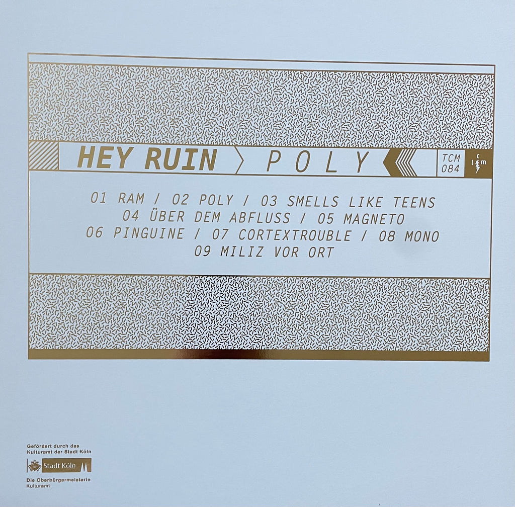 Hey Ruin – Poly | Orig. GER 2017 | White Vinyl
